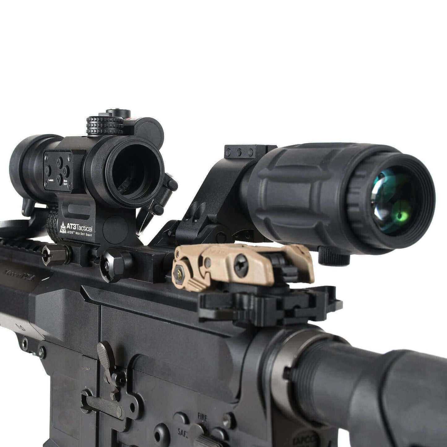 AT3™ RRDM™ 3x Red Dot Magnifier w/ Flip to Side Mount