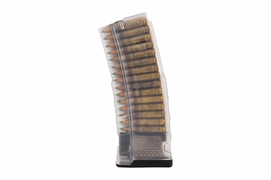 Mission First Tactical Extreme Duty 5.56 30Rd Polymer Magazine - Transluscent Clear - EXDPM556-T-C